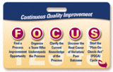 FOCUS/PDCA Badgie Card